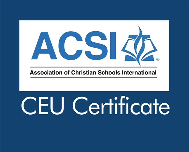 ACSI CEU Certificate