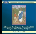 Advanced Reading and Reasoning Skills: Walking with Jesus Teacher Planner CD